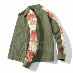 Casual Loose Baseball Jacket - Lightweight Green