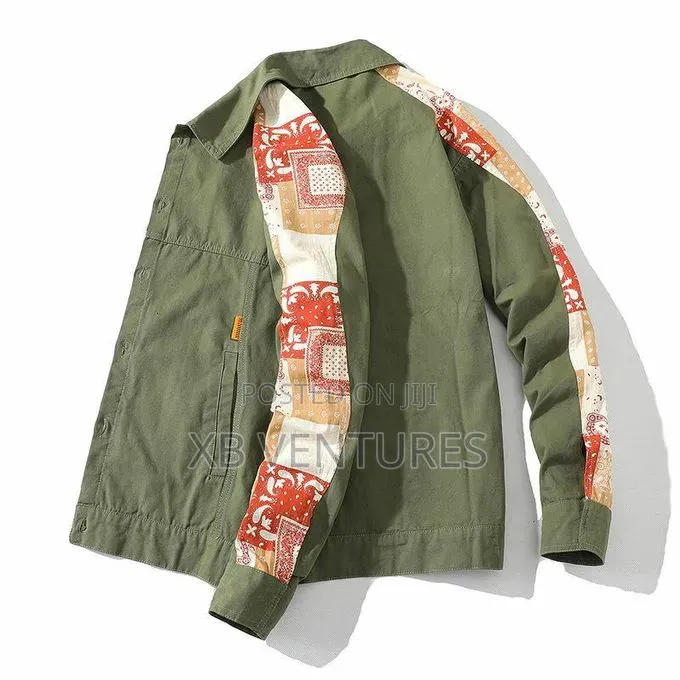 Casual Loose Baseball Jacket - Lightweight Green