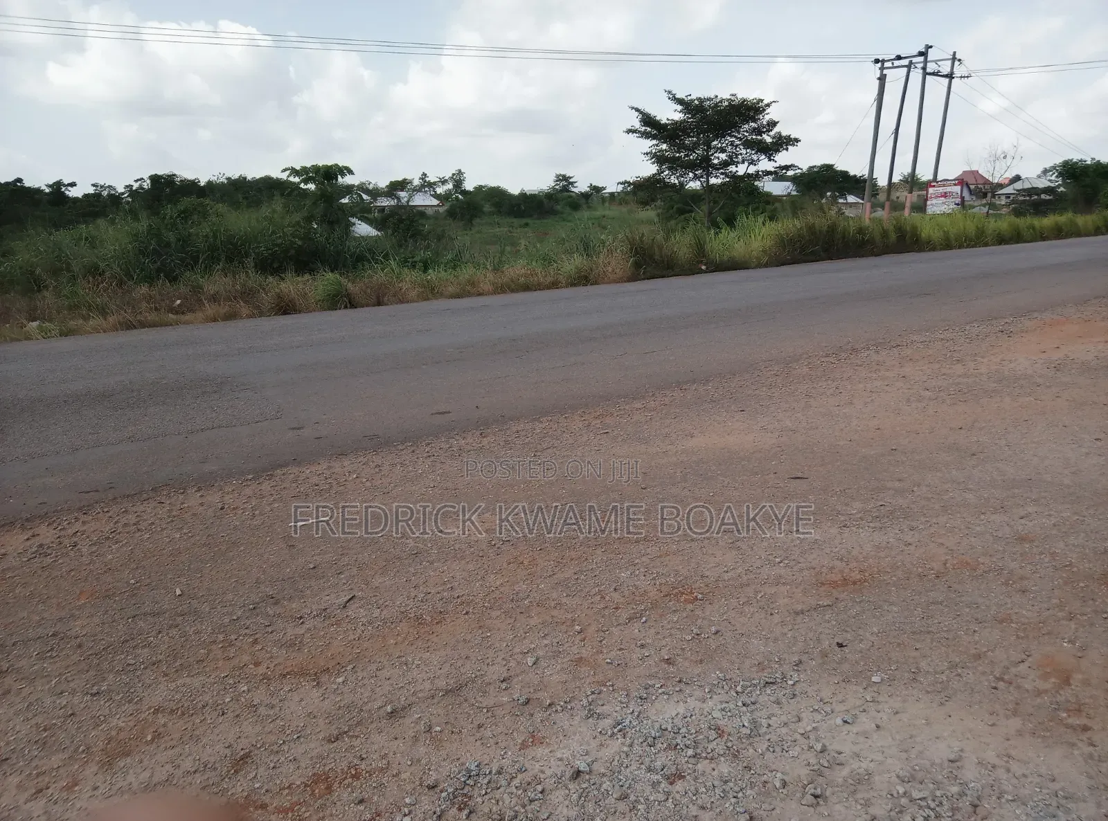 Business Land for Sale at Abuakwa Tabire