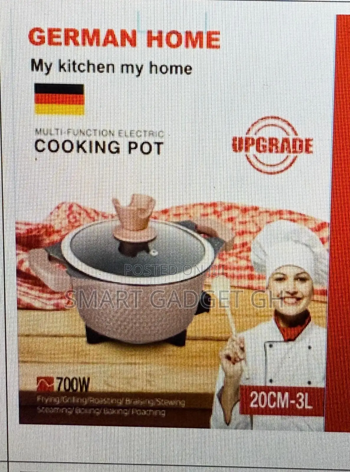 3l Multi-Purpose Cooking Pot