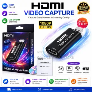 Hdmi Video Capture Card Usb 3.0–1080p Full Hd Game Streaming Recording