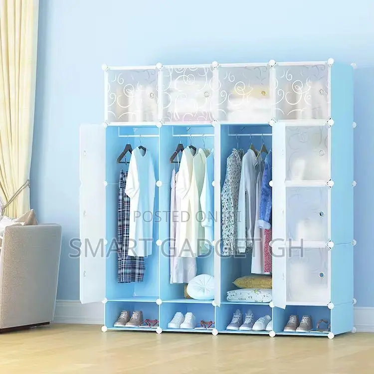 16 Doors Cubes Wardrobe