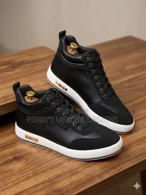 Diesel Leather Boots - All White