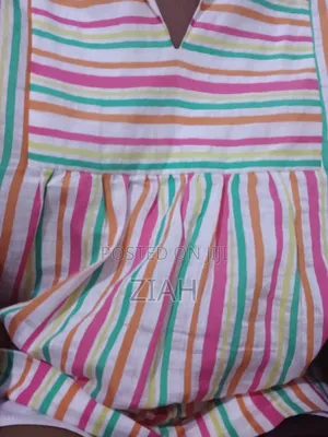 A Short Sleeve Coloured Striped Shirt