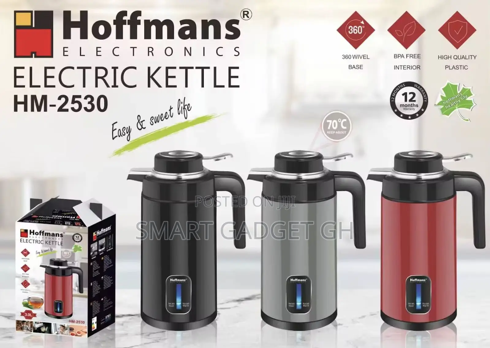 3l Flask Hoffmans Kettle