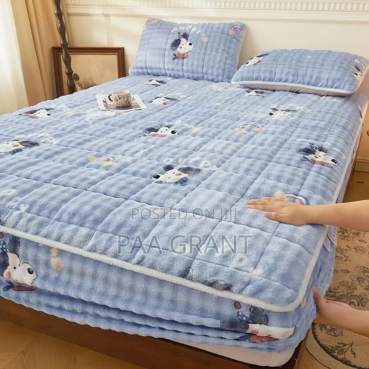 Fluffy Comfort You Would Love(Fur Cotton Matres Cover for Home Hotels