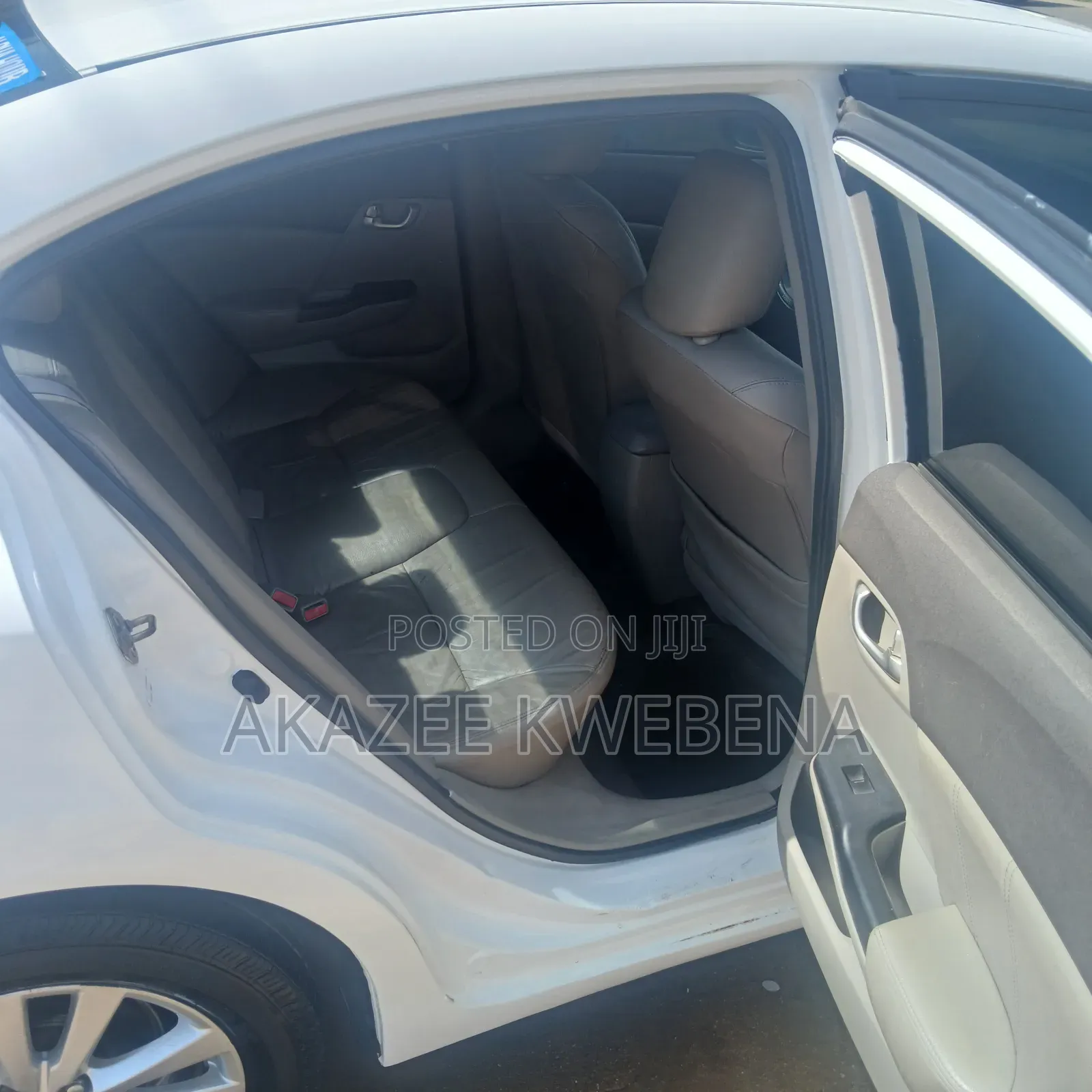 Honda Civic Sedan LX 2013 White