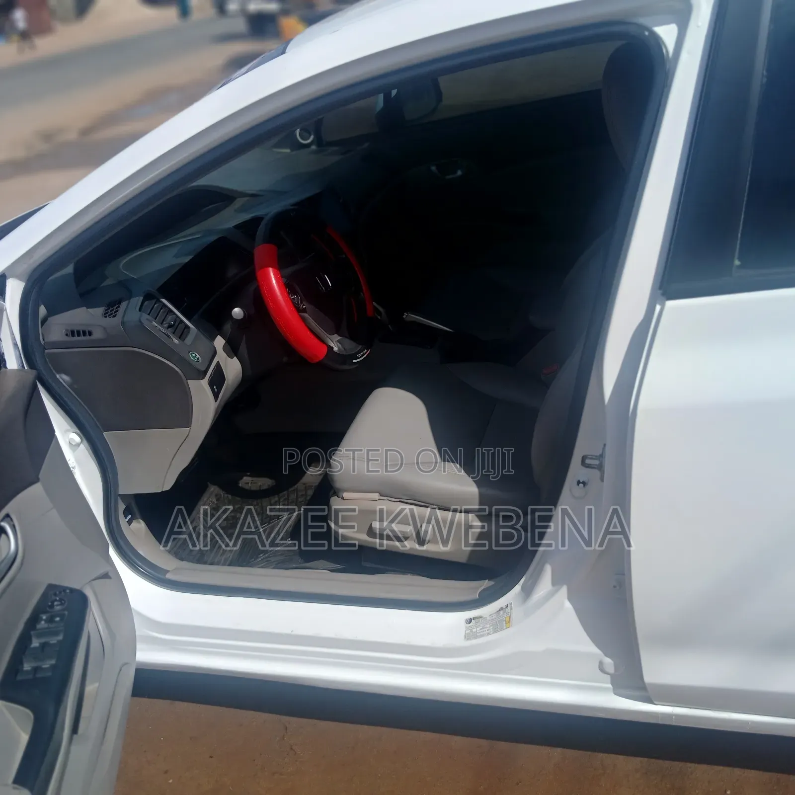 Honda Civic Sedan LX 2013 White