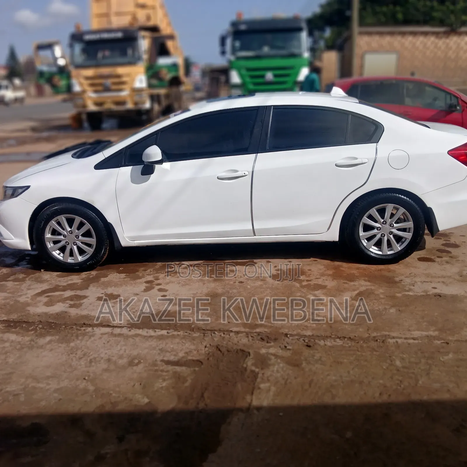 Honda Civic Sedan LX 2013 White