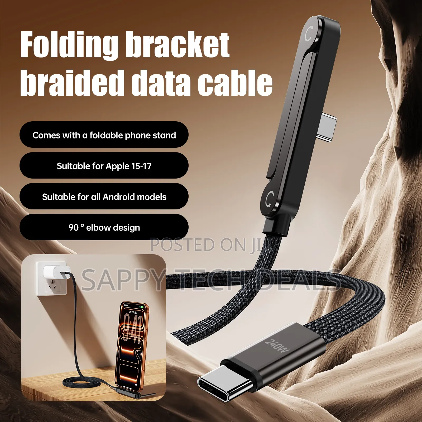 Original 240w Ultra-Fast Multi-Functional Charging Cable