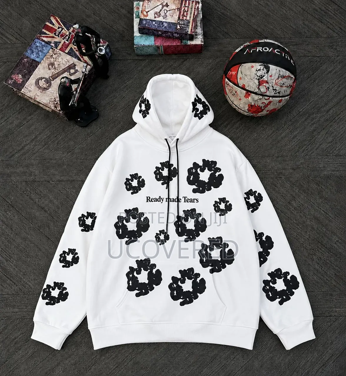 Tears Cotton Wreath Hoodies