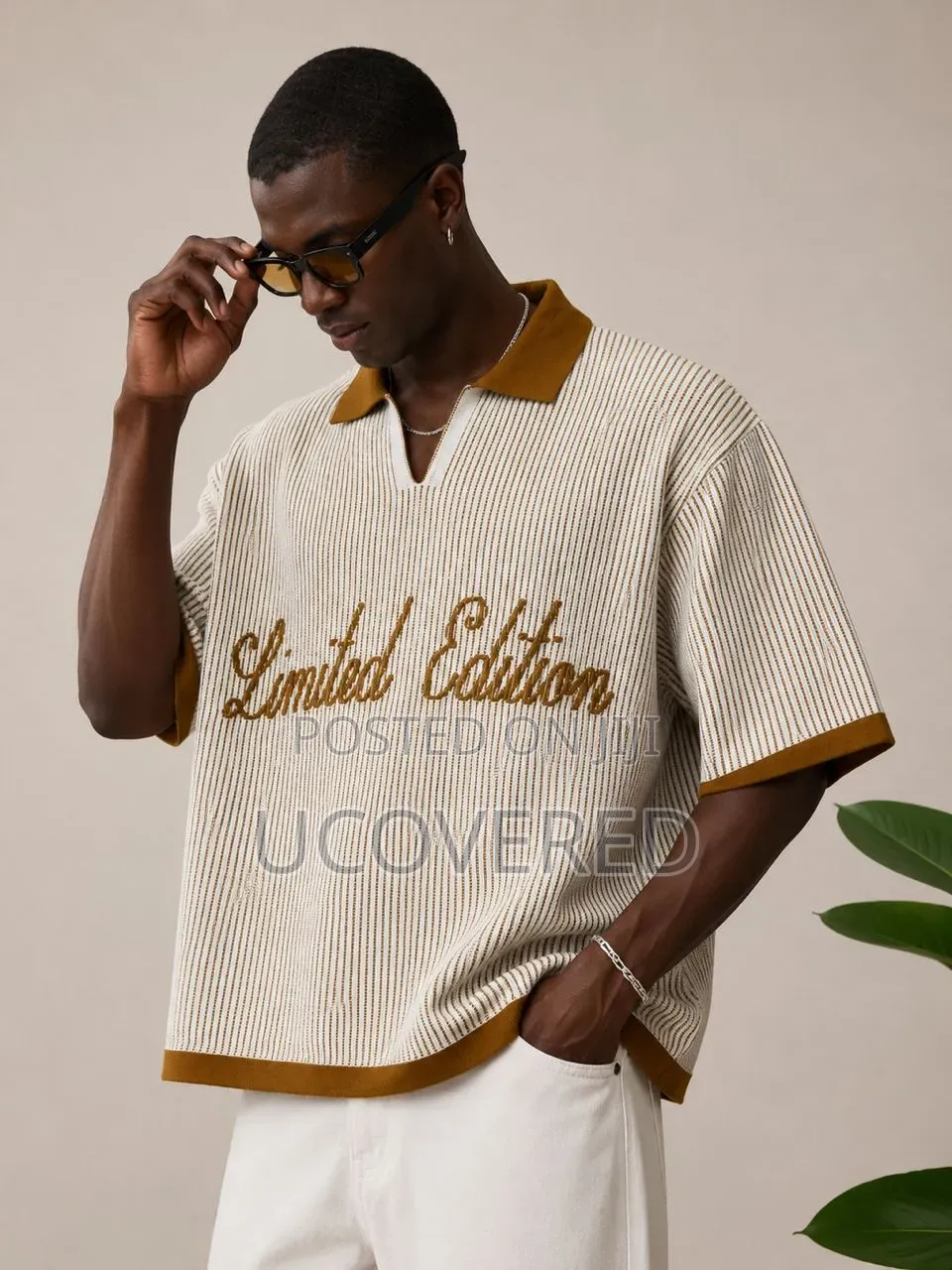 Boohooman Oversized Boxy Rib Knitted Polo Shirts