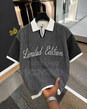 Boohooman Oversized Boxy Rib Knitted Polo Shirts