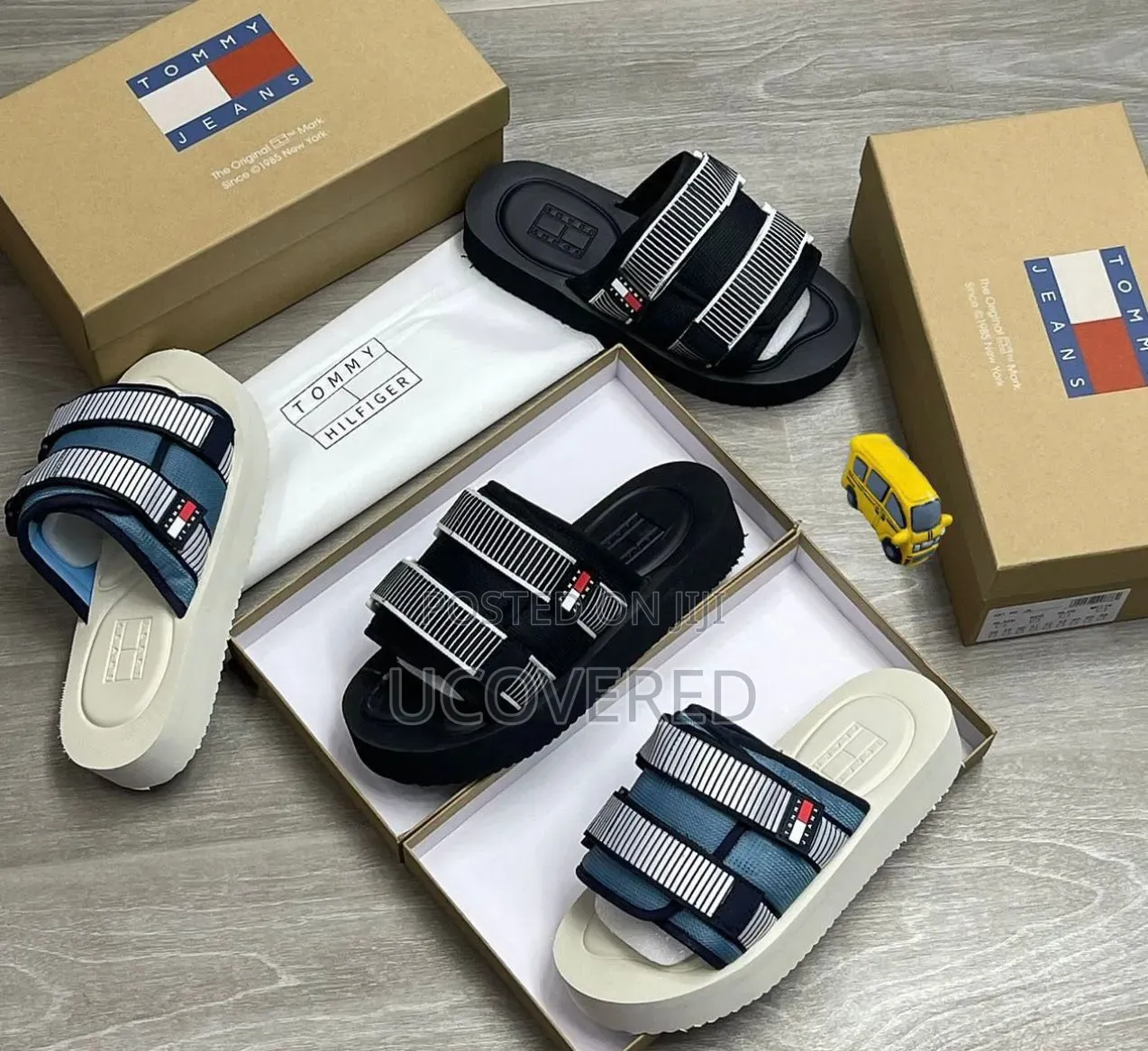 Tommy Jeans Men's Touch-Strap Slides