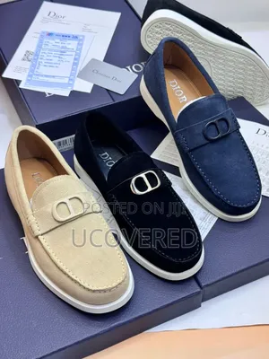 Dior Granville Loafers Crafted From Suede