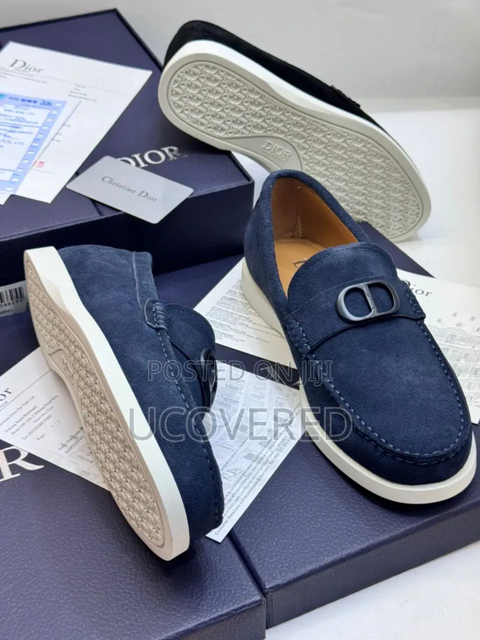 Dior Granville Loafers Crafted From Suede
