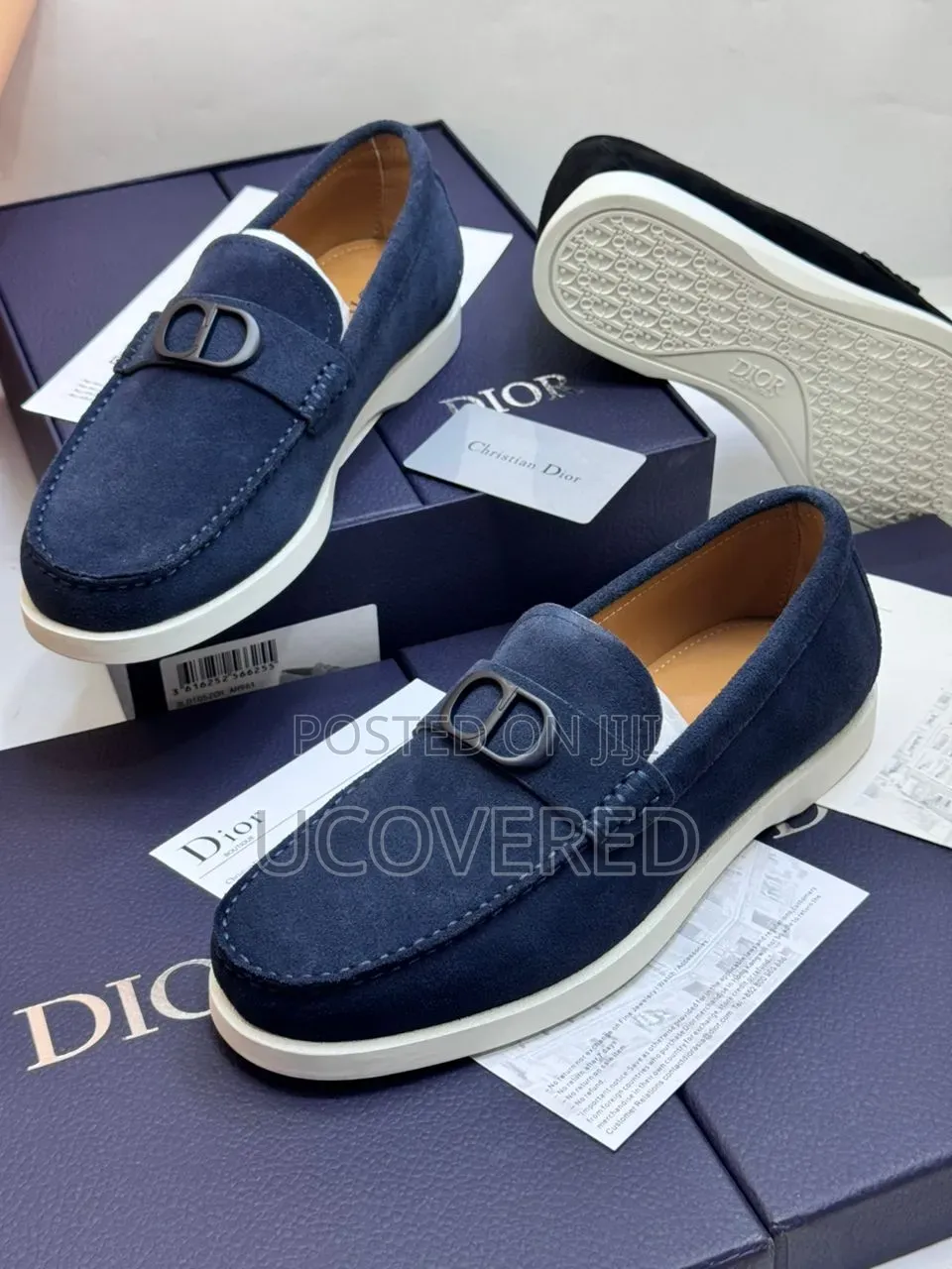 Dior Granville Loafers Crafted From Suede