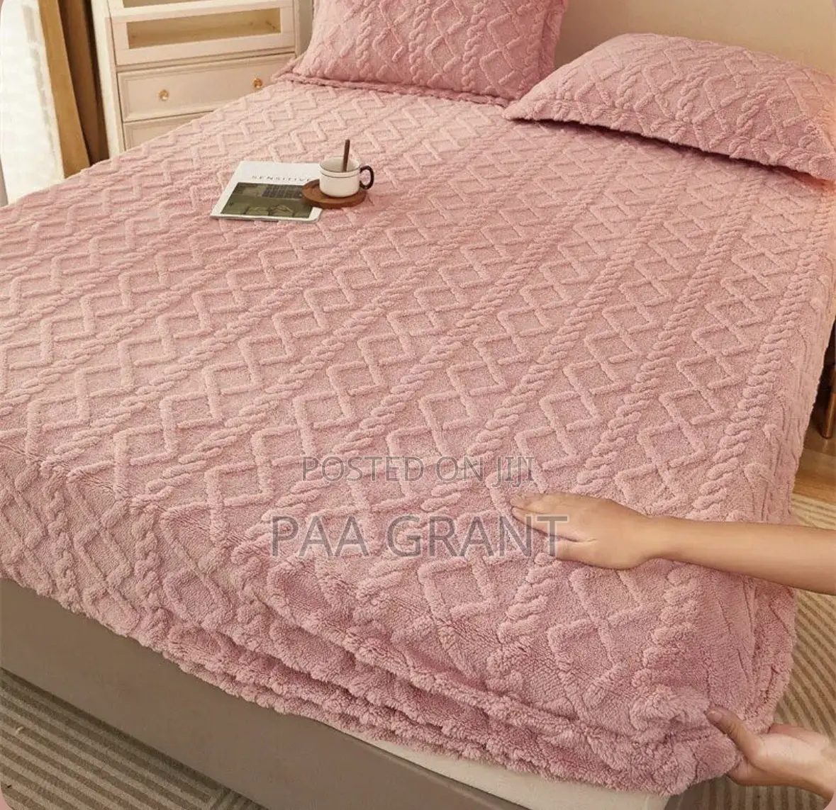 Maximum Comfort Guaranteed (Cotton Fur Mattres Cover for Hotel Homes