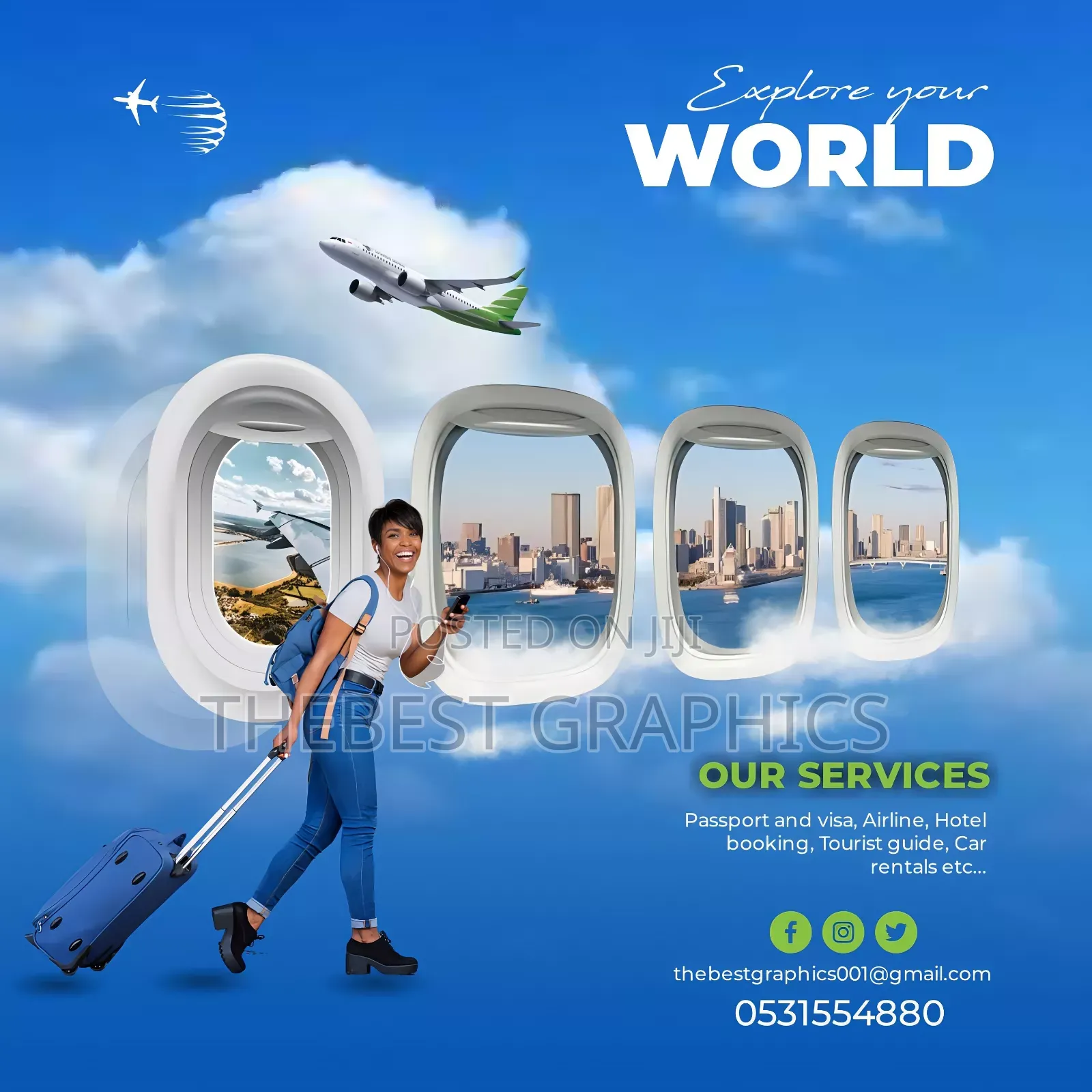 Traveling Agency Flyer Designs
