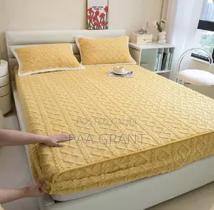 Thick Fluffy Bed Protection(Fluffy Mattress Cover for Homes Hotels