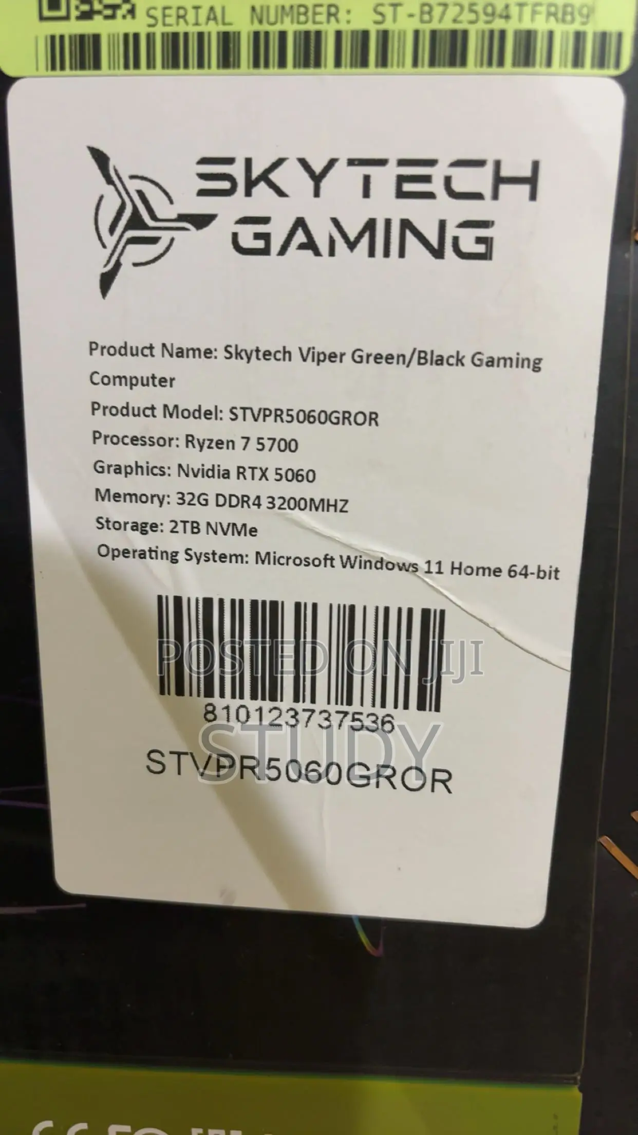New Server 32GB AMD Ryzen 7 SSD 2T