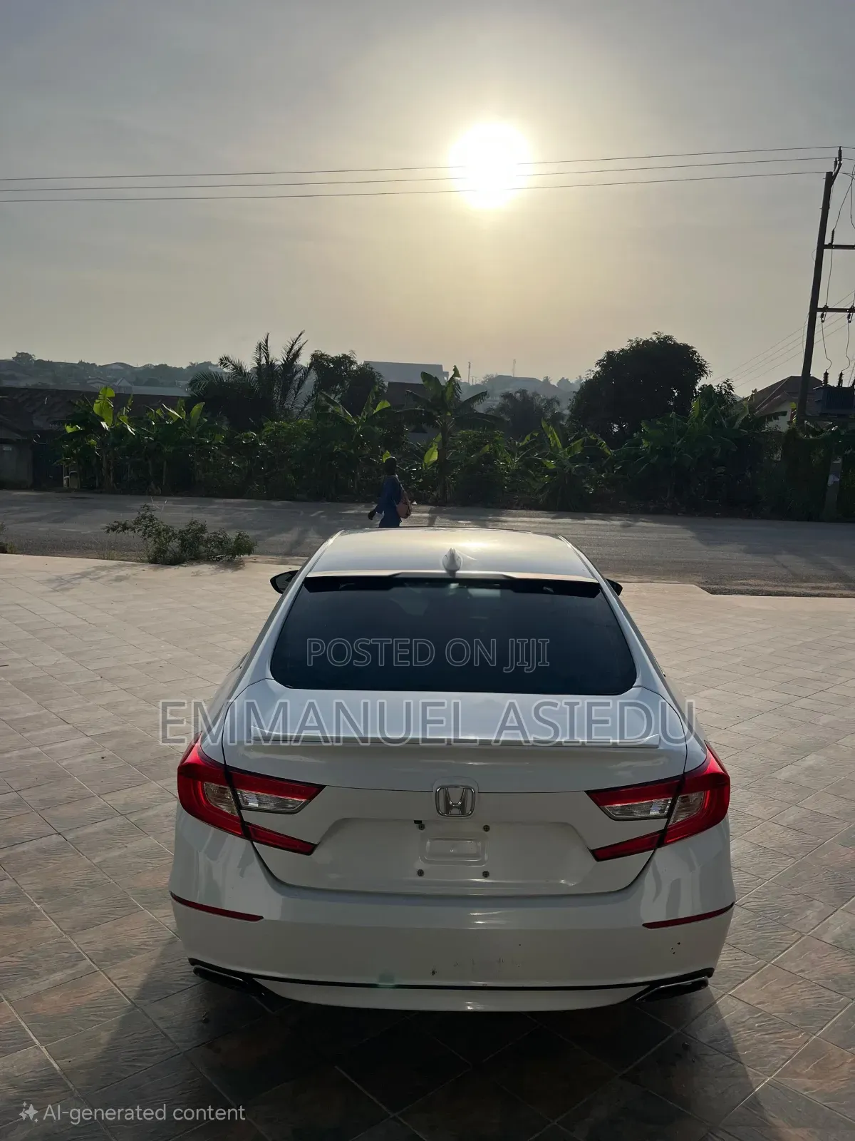 Honda Accord Sport (2.0L 4cyl Turbo 10A) 2019 White