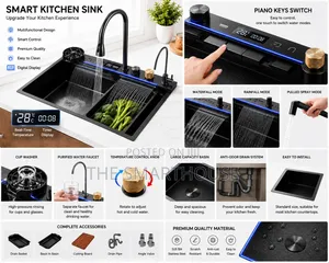 Smart Luxury Digital Display Kitchen Sink