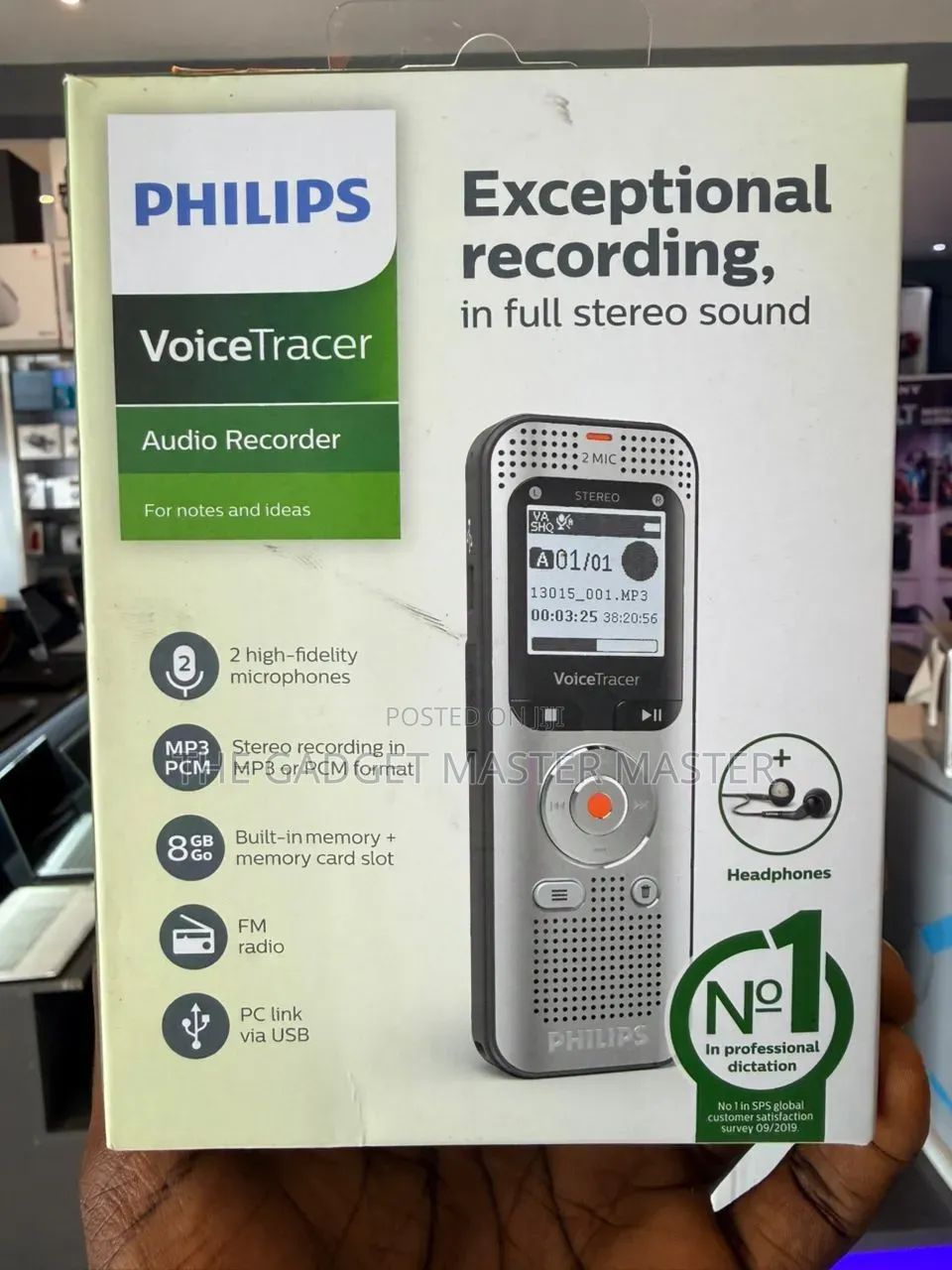 Philips Dvt2050 Voicetracer Audio Recorder