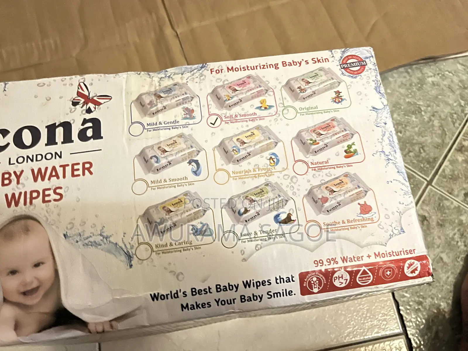 Baby Wipes ( Box - 12 Pcs)