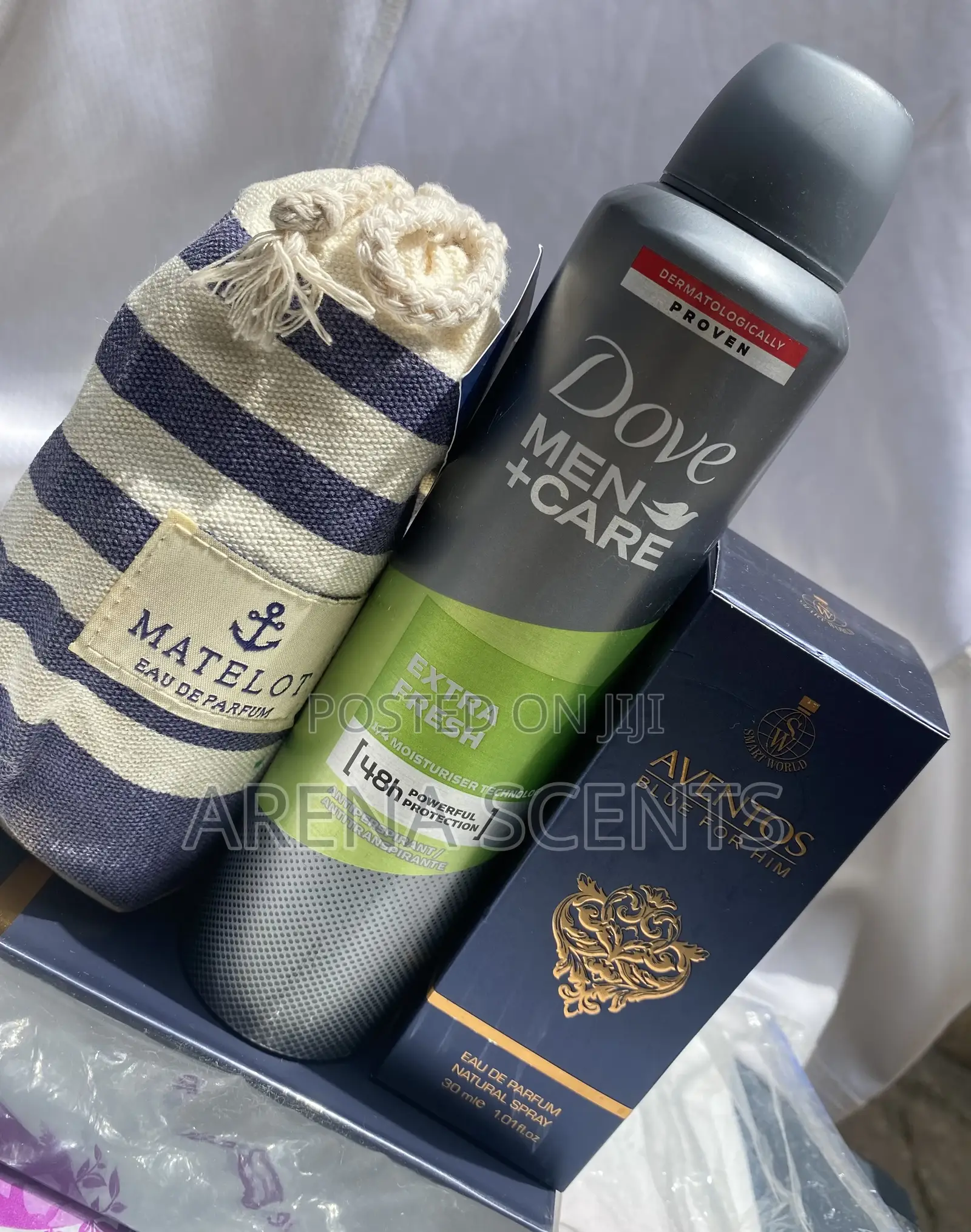Matelot 100ml,Dove Men+ and 35ml Aventos