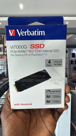 Verbatim Vi7000g 4tb Gaming Pcle Nvme M2 2280 Internal SSD