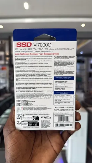 Verbatim Vi7000g 4tb Gaming Pcle Nvme M2 2280 Internal SSD