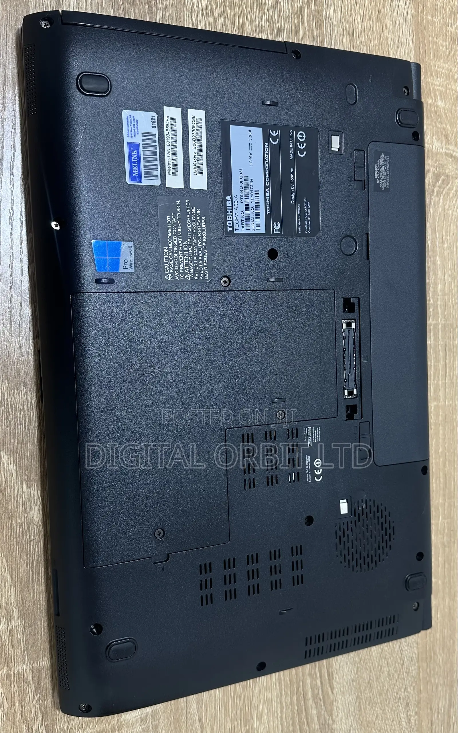 Laptop Toshiba Tecra A50 8GB Intel Core i7 HDD 500GB