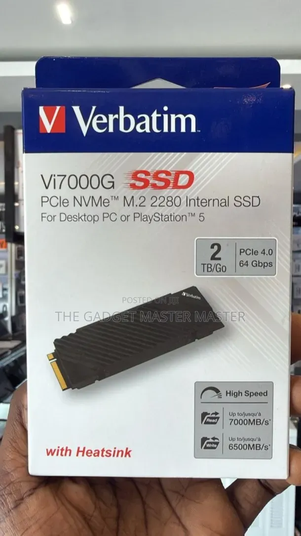 Verbatim Vi7000g 2tb Gaming Pcle Nvme M2 2280 Internal SSD