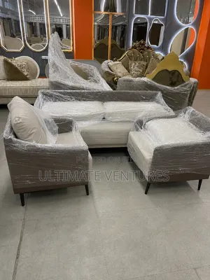 Modern 3-Seater Sofa Set With Armchairs