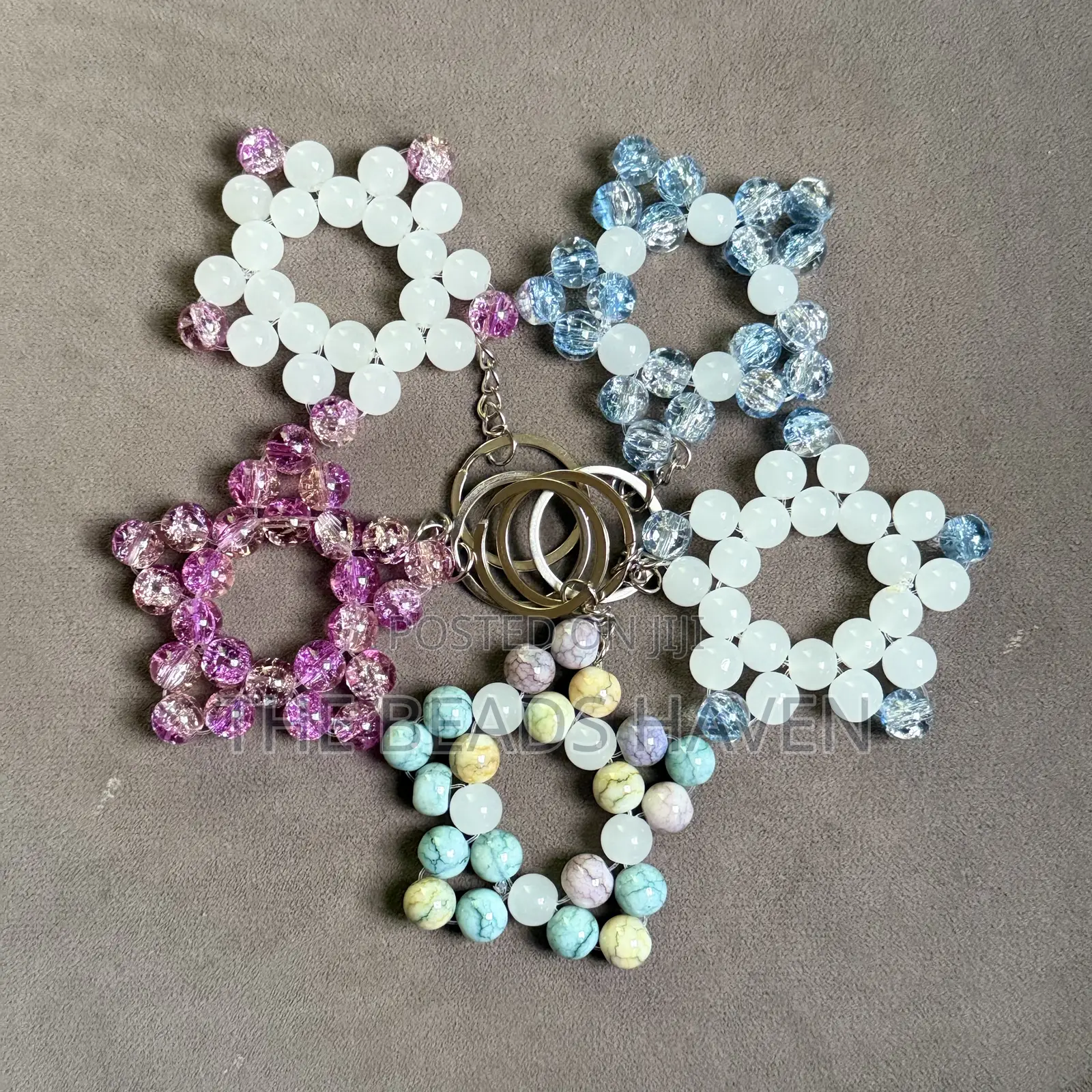 Handmade Beaded Keychains