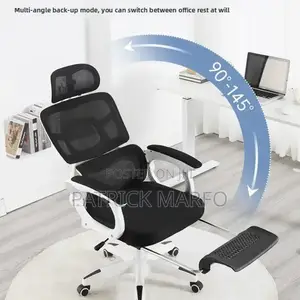 Luxury Ergonomic Office Chair With Footrest