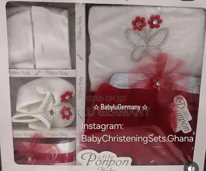 Turkey Imported White and Red Newborn to 6 Months Baby Tutu Set