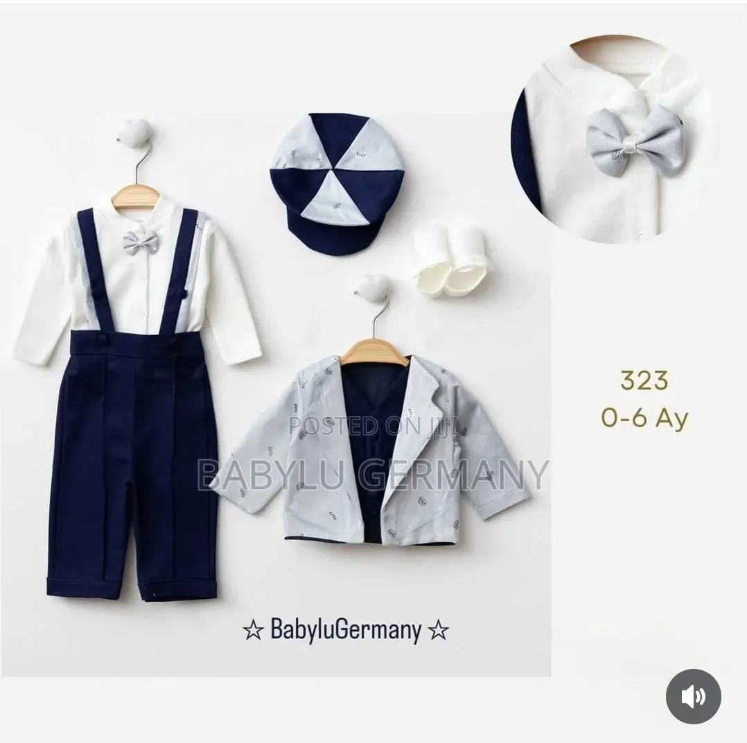 Luxury Baby Suit Set With Matching Hat and Shoes