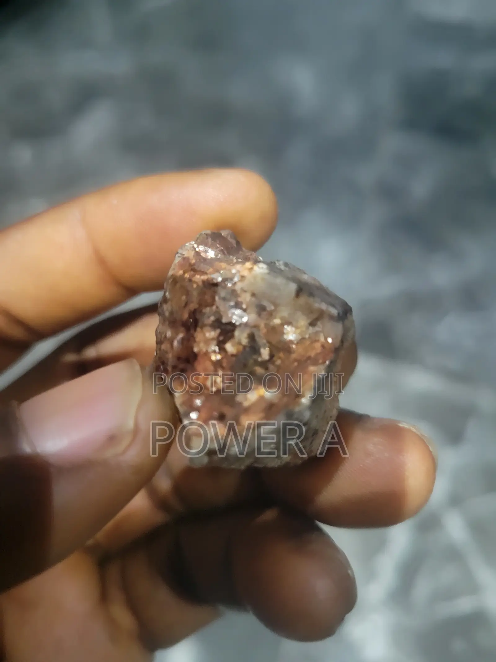 Meteorite Pallasite Stabilized Rough Specimen With Crust