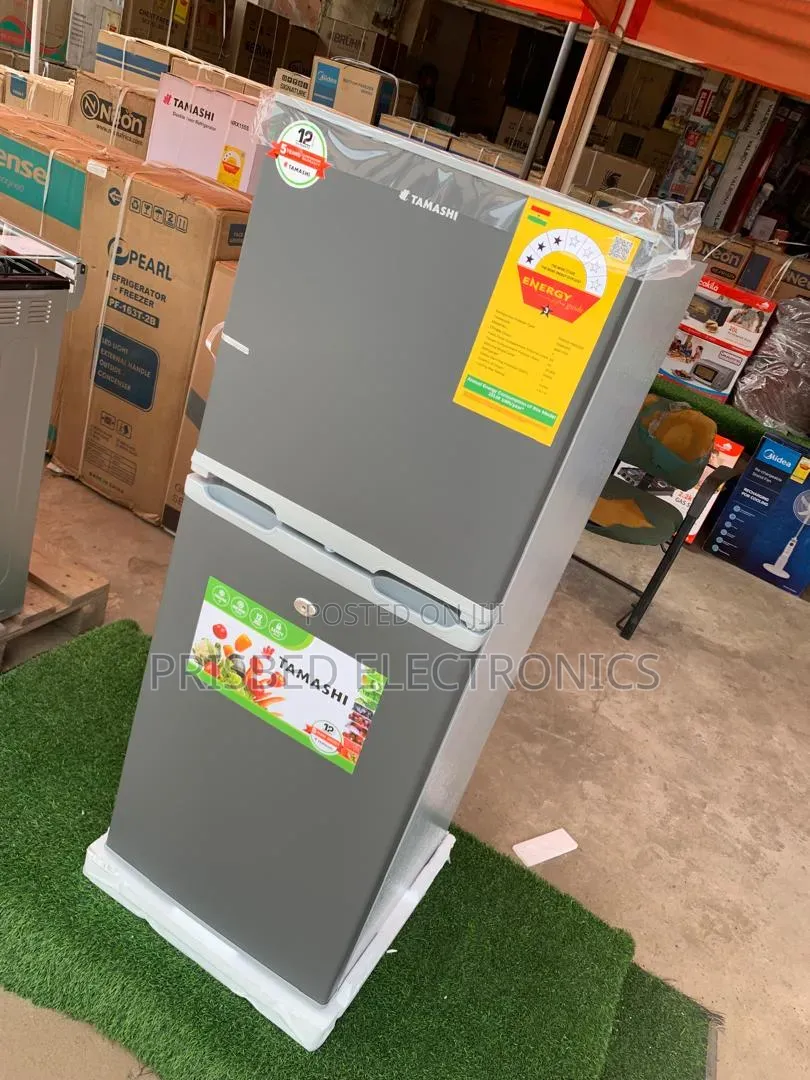 Tamashi Double Door Fridge 127 Litres Top Freezer