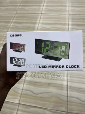 Led Mirror Clock