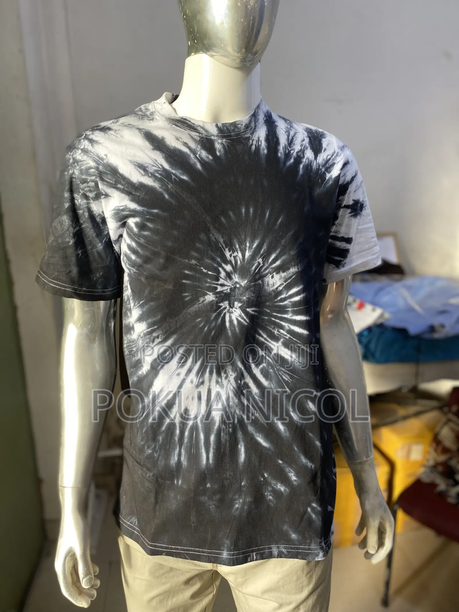 230gsm Handmade Spiral Tie-Dye Tshirt for Sale