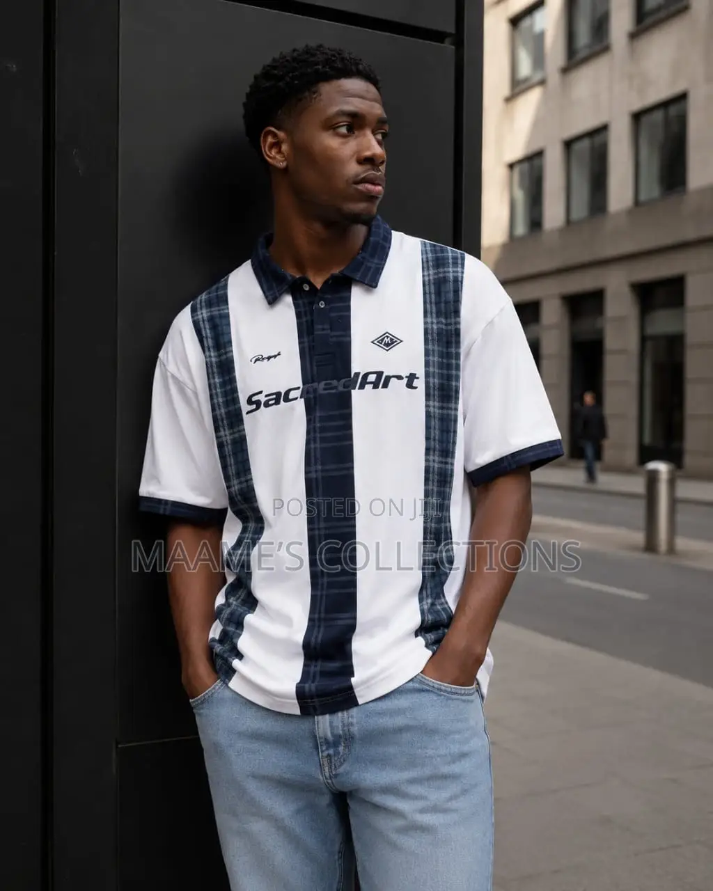 Men's Style Summer Versatile Loose T - Shirts With a Round Neck.