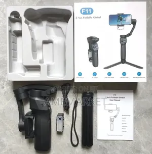 F11 3-axis Gimbal Stabilizer For iPhone Android Smartphones Ai