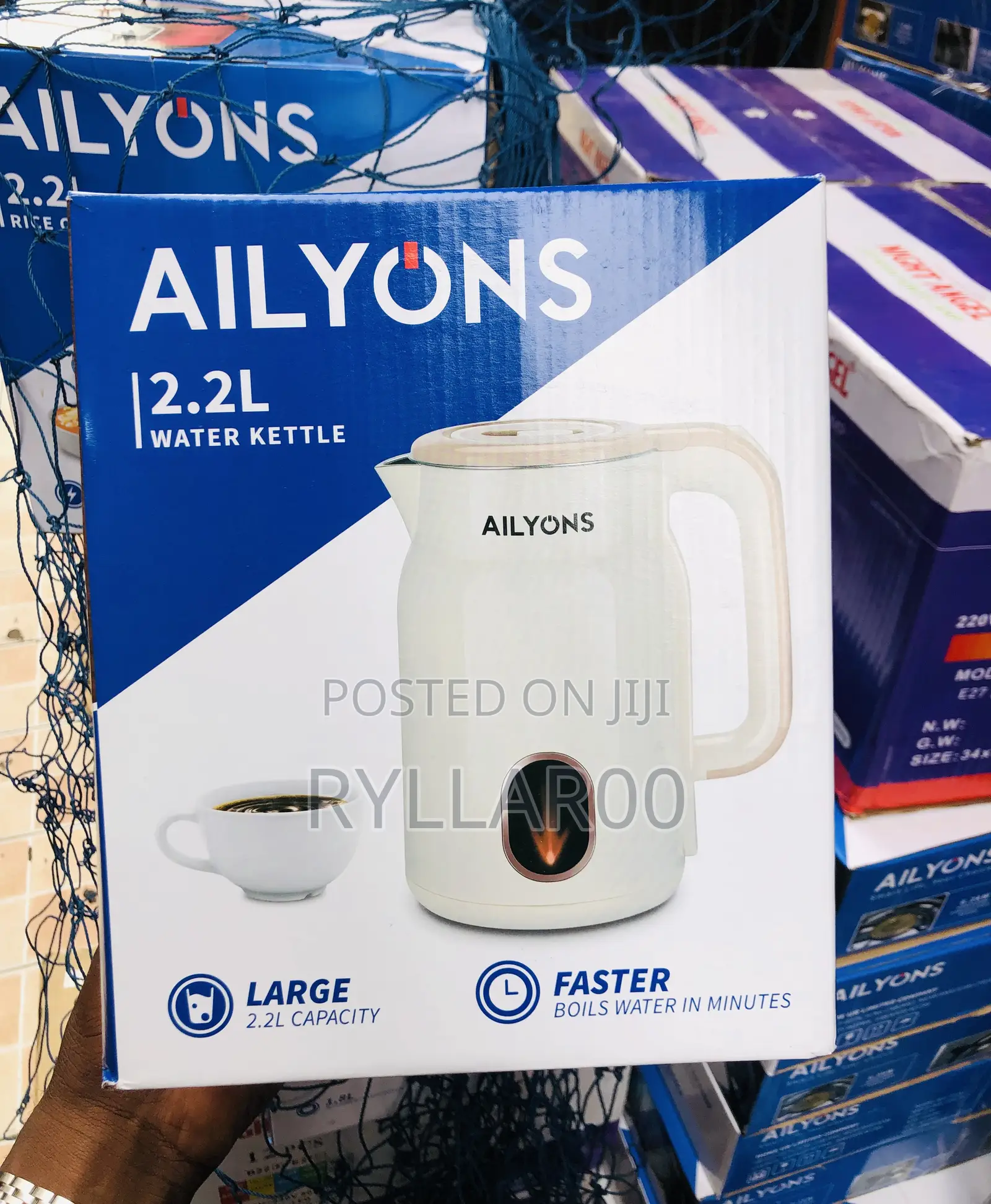 Electric Kettle 2.2l Ailyons