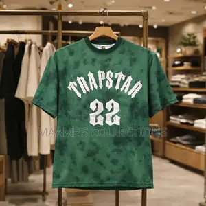 Men’S Round Neck T-Shirt With Style Logo and Numbers.