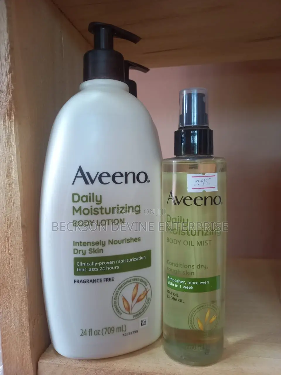 Aveeno Moisturizing Lotion and Oil