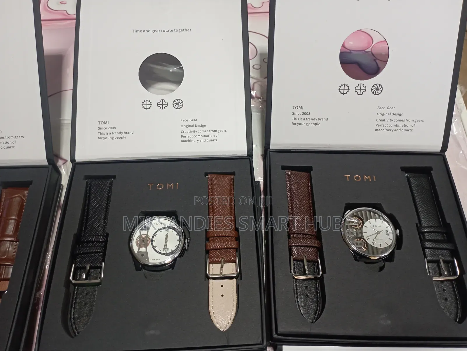 Tomi Face Gear Watches