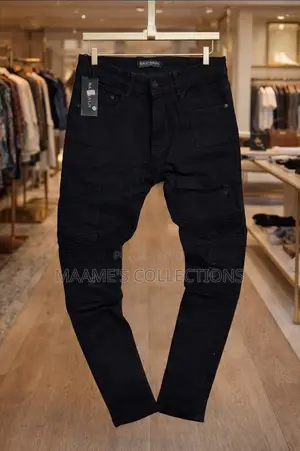 Men’S Distressed Denim Jeans Trousers